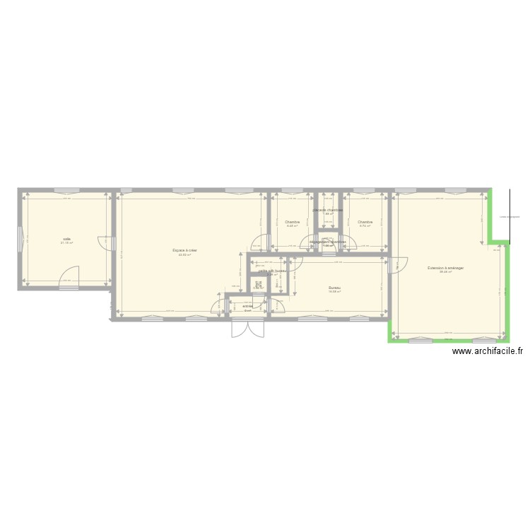 maison criel avec extensions sans pièces. Plan de 0 pièce et 0 m2