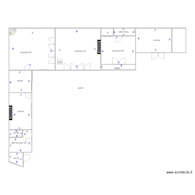 indivision rolland 1949 PB. Plan de 0 pièce et 0 m2