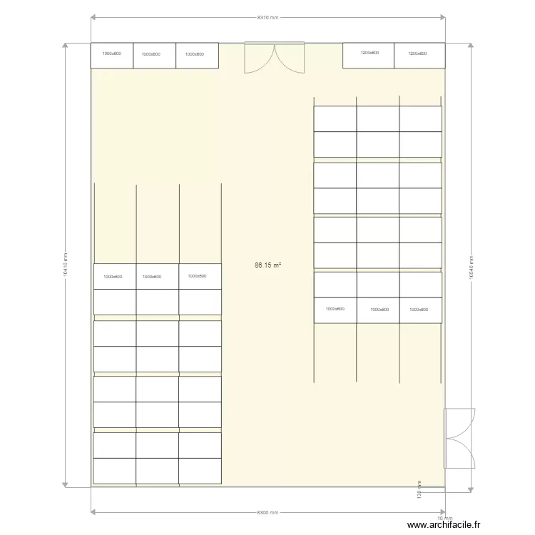 Medipole Garonne DE19 1486. Plan de 
