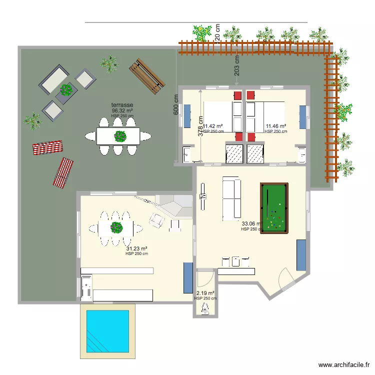 Matafan. Plan de 