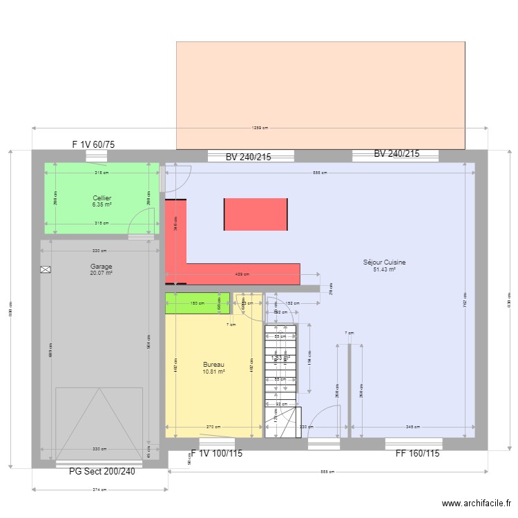 FACON. Plan de 0 pièce et 0 m2