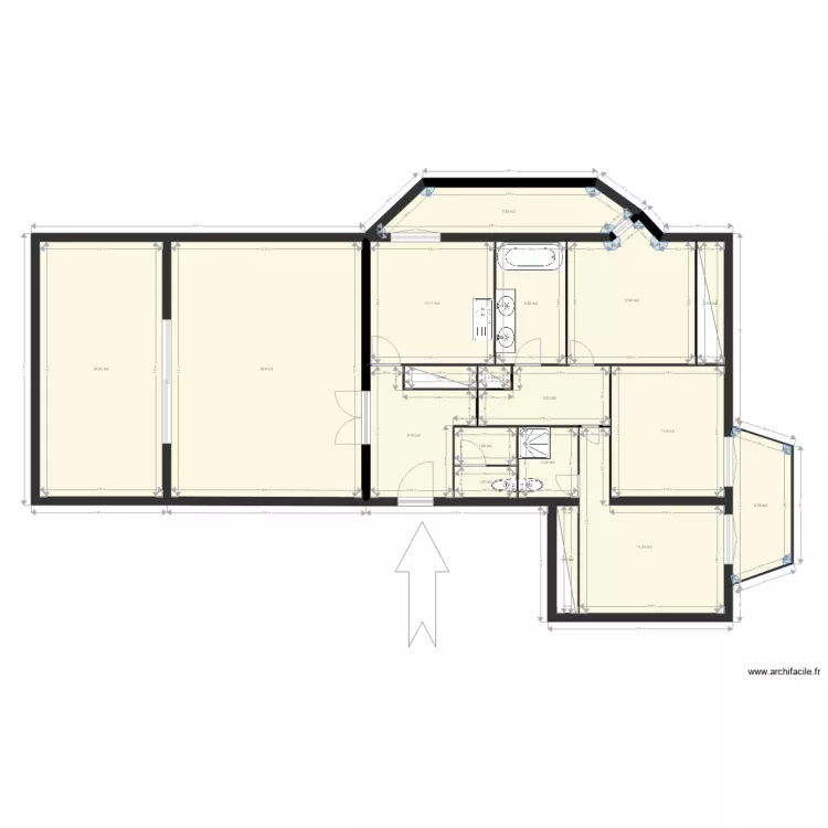 Plan Chantilly Corrazini. Plan de 