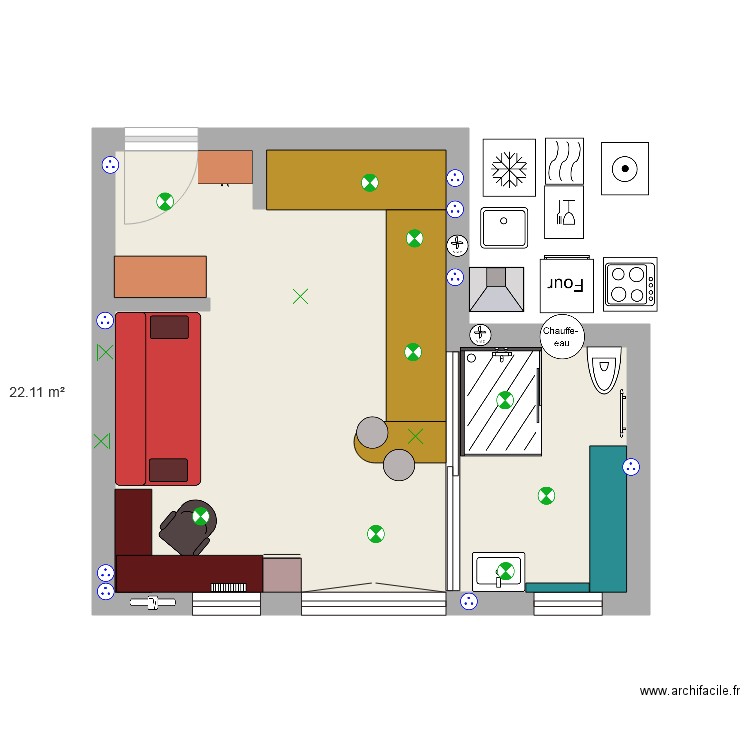 plan oo. Plan de 0 pièce et 0 m2