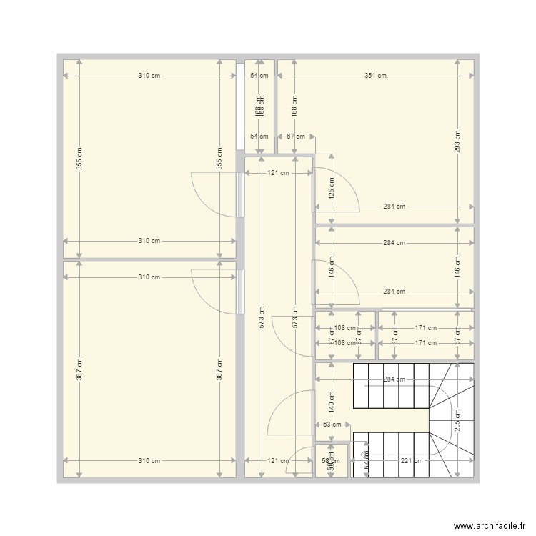 VILLA PERRIER ETAGE. Plan de 0 pièce et 0 m2