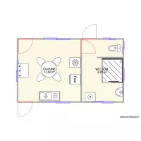 PLAN CUISINE WC SDB UEUE1 EST RIMATARA 