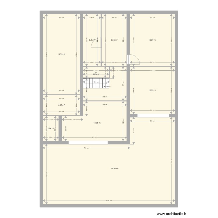 castelly modif. Plan de 0 pièce et 0 m2