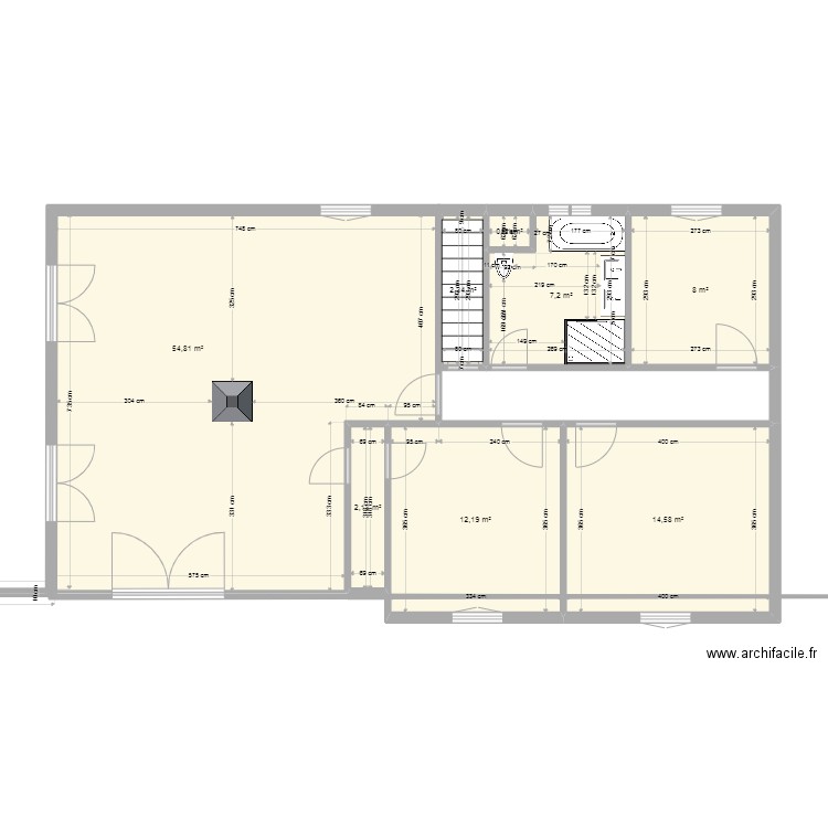 ST SYMPHORIEN Modif 3. Plan de 8 pièces et 102 m2