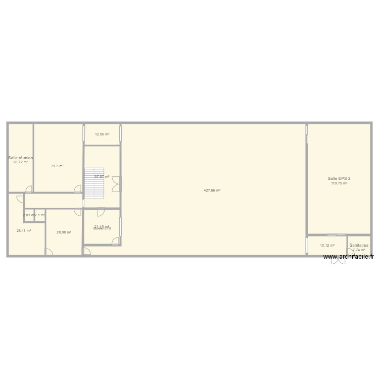 bat A etage 1 travaux BIS. Plan de 0 pièce et 0 m2