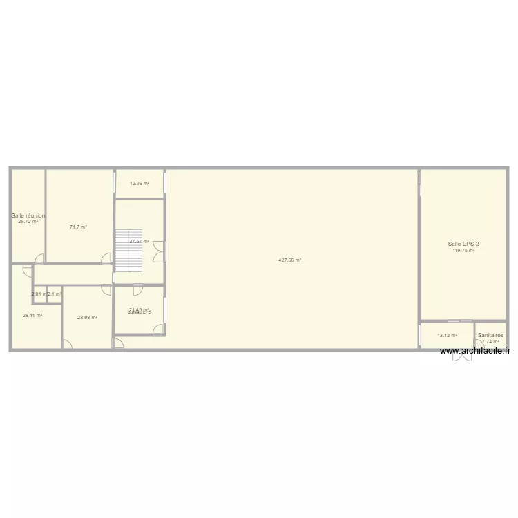 bat A etage 1 travaux BIS. Plan de 