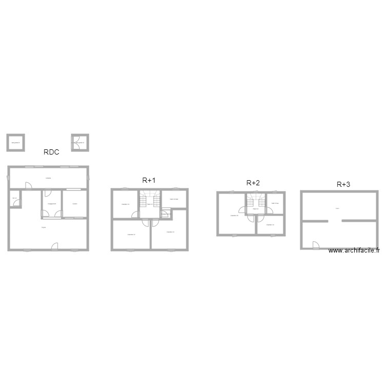 350600936. Plan de 18 pièces et 276 m2