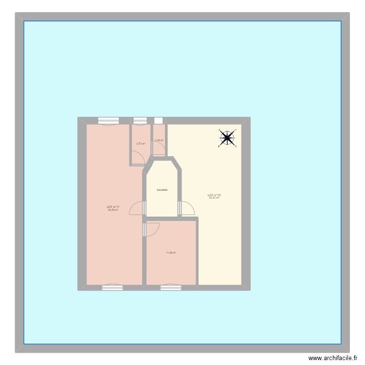 11 ru lalande. Plan de 0 pièce et 0 m2