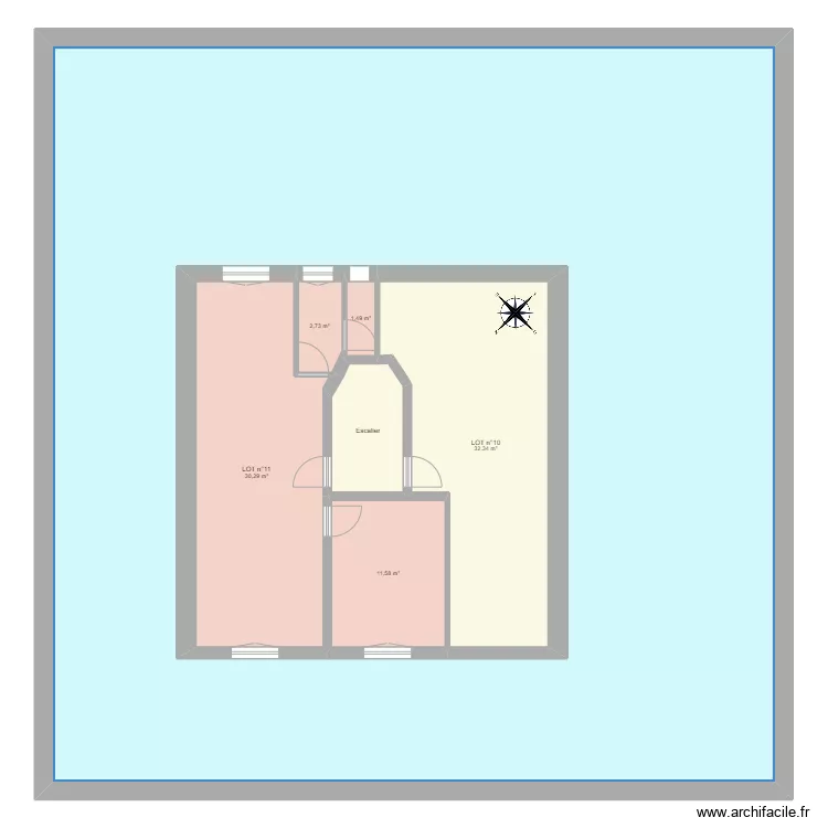 11 ru lalande. Plan de 0 pièce et 0 m2
