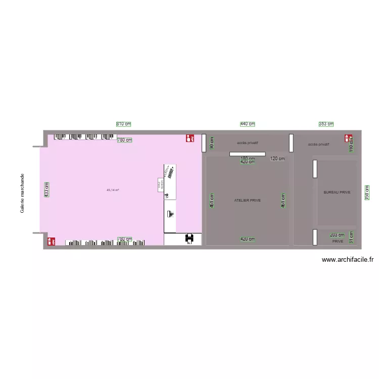 ALLOREPARATION AVANT TRAVAUX. Plan de 