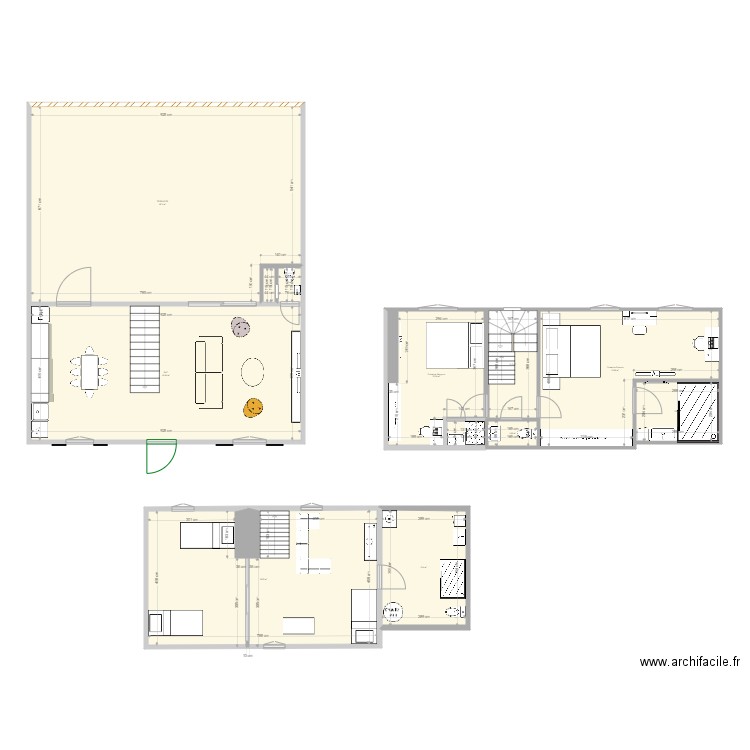 Maison Deauville V3. Plan de 0 pièce et 0 m2