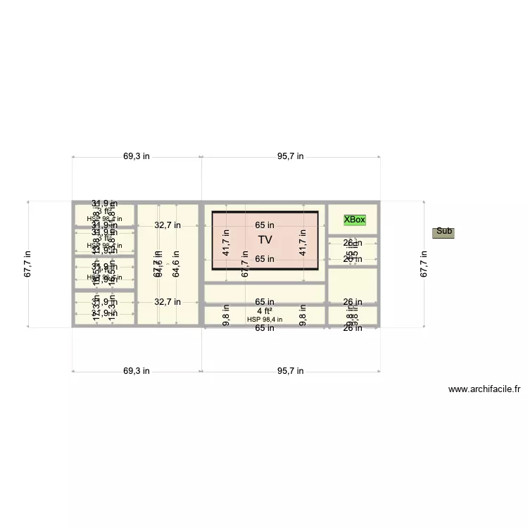 Basement Wall Side View1. Plan de 
