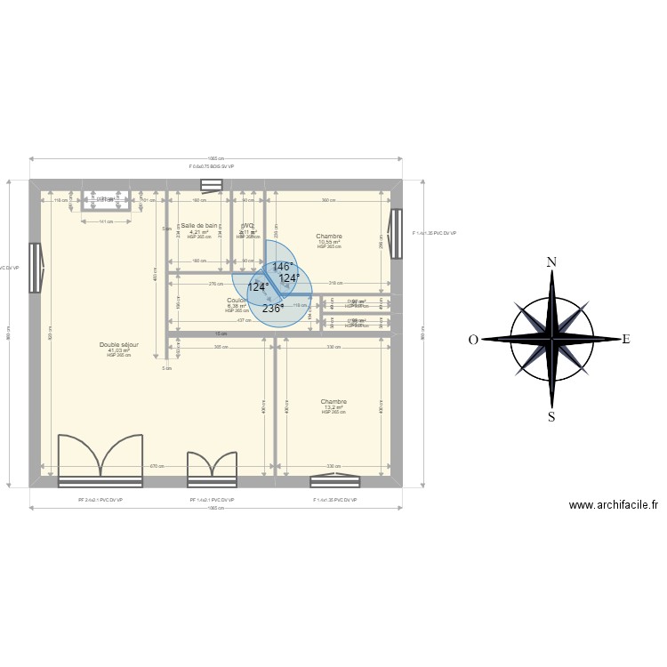 ML23019277. Plan de 9 pièces et 80 m2