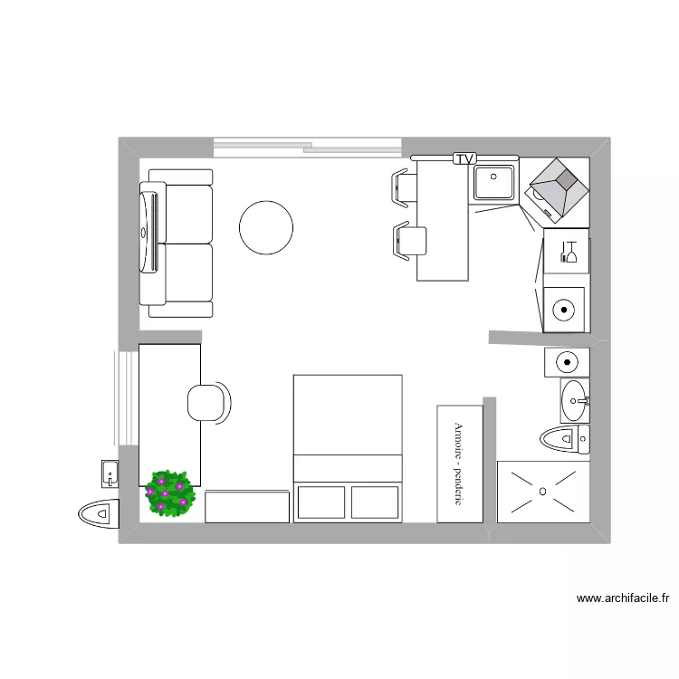 Contenair 6x5 metres. Plan de Contenair 6x5 metres. Plan de