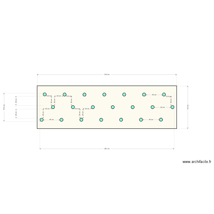 PIETRO PLAN RAIN. Plan de 0 pièce et 0 m2