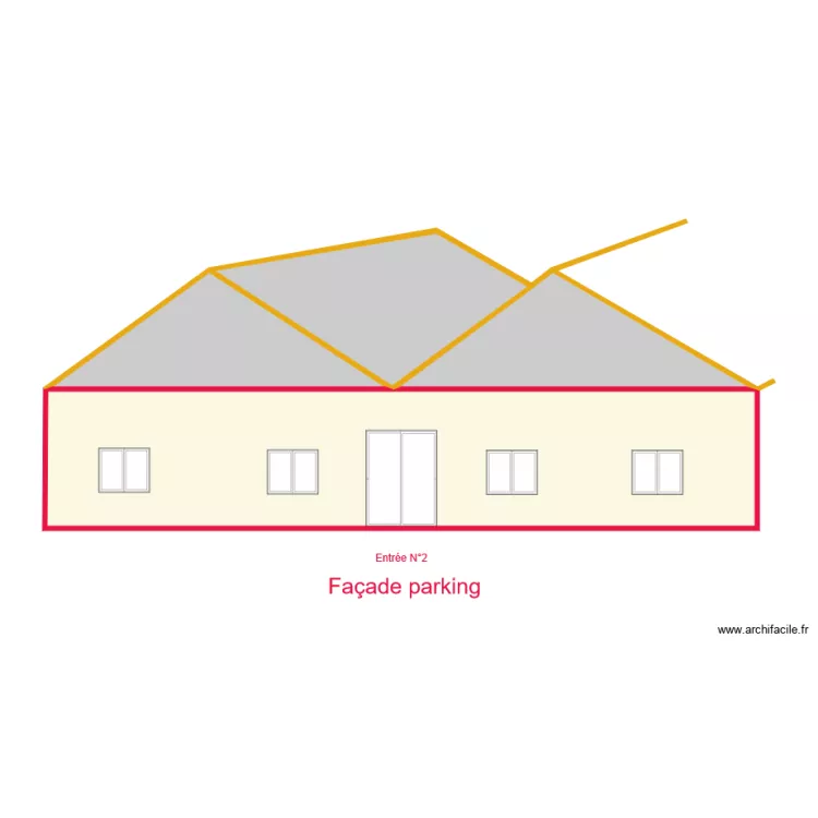 entr&eacute;e N2. Plan de 