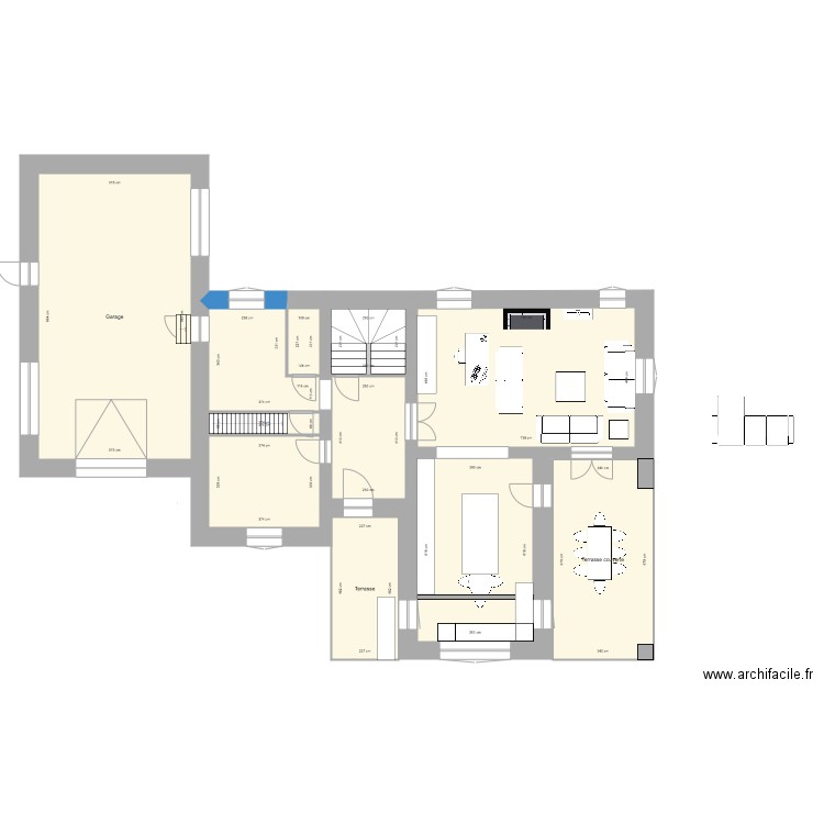 Maison Méthamis Rez et 1er. Plan de 0 pièce et 0 m2