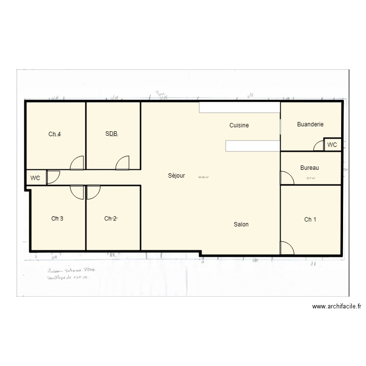 plan david. Plan de 0 pièce et 0 m2