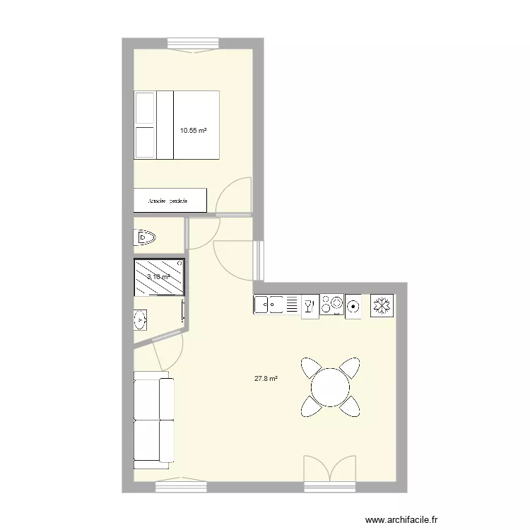 corcieux 1eretage. Plan de 