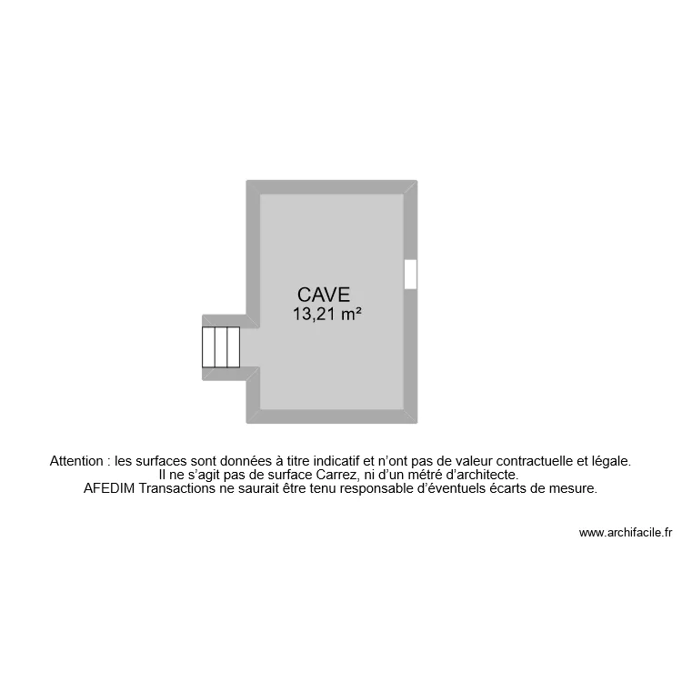 BI 9908 CAVE . Plan de 