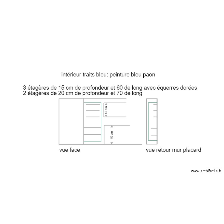 étagères laure. Plan de 0 pièce et 0 m2