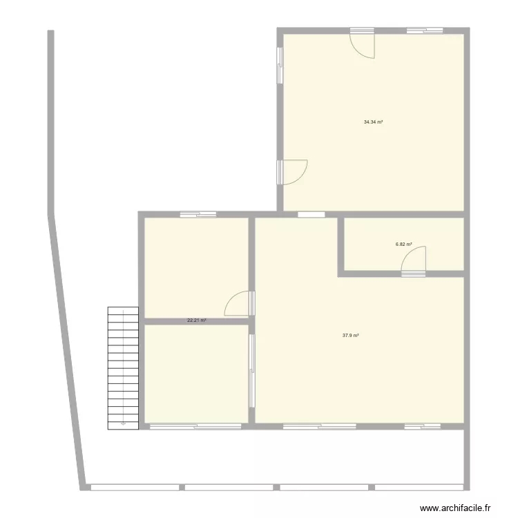 maison. Plan de 