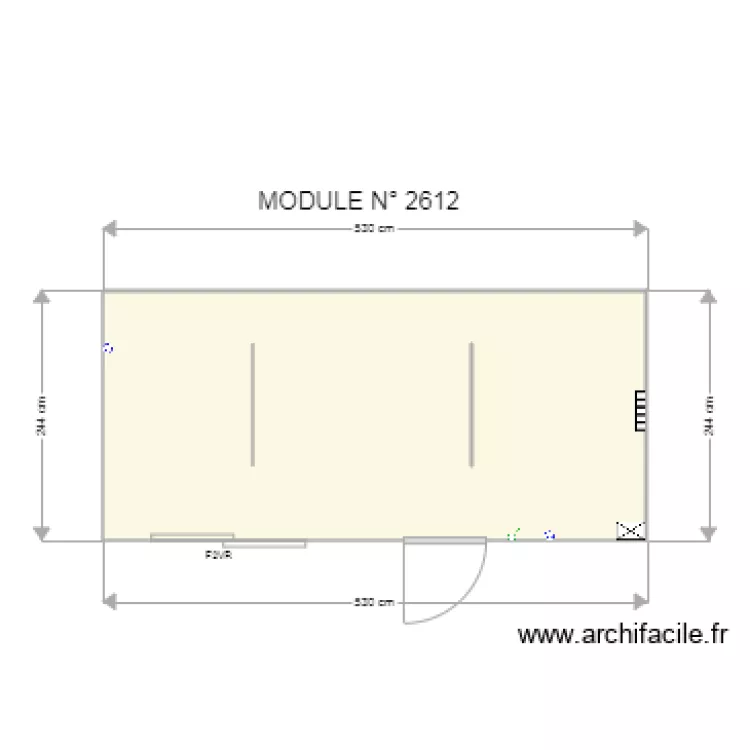 Module  2612. Plan de 