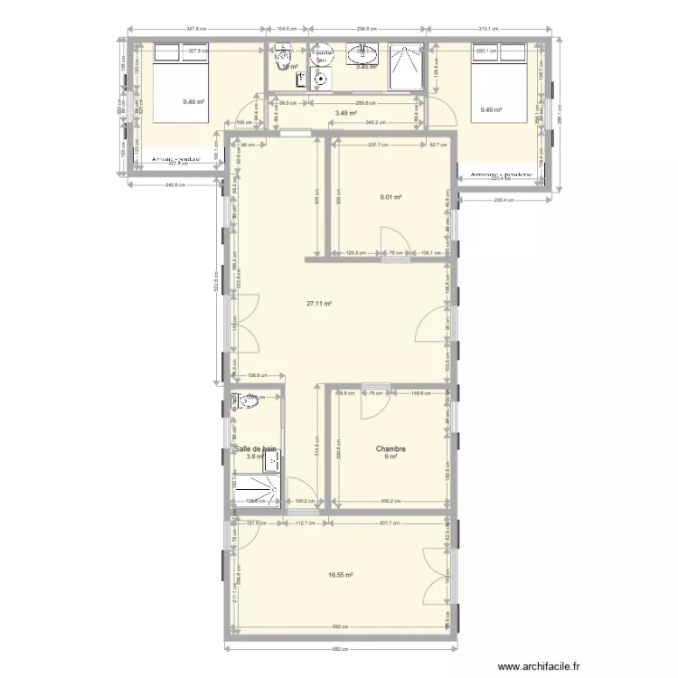 MAISON BISCA. Plan de 