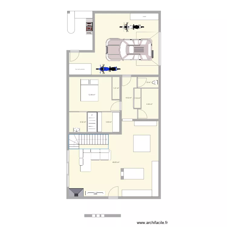 longere. Plan de 