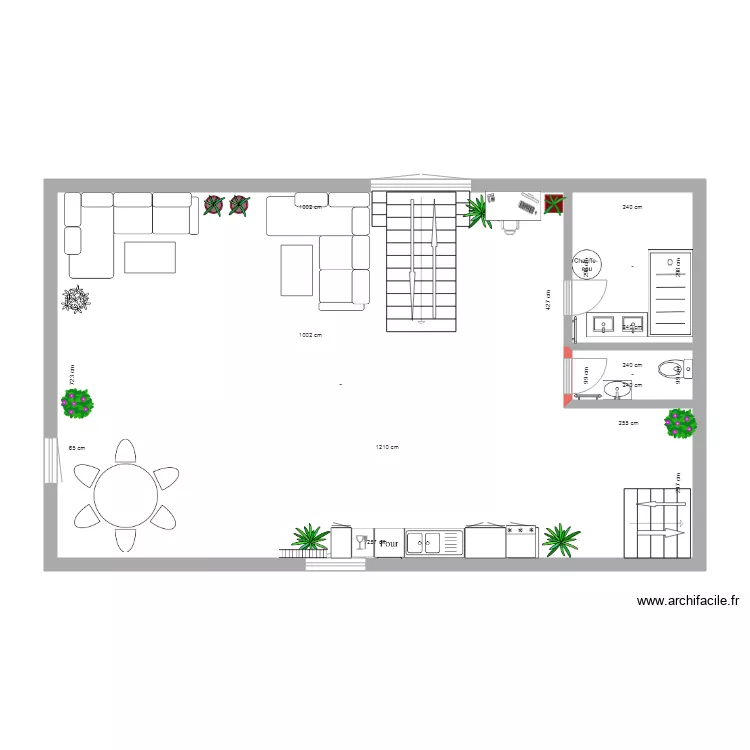 La Maison Loft RDC 2019. Plan de 