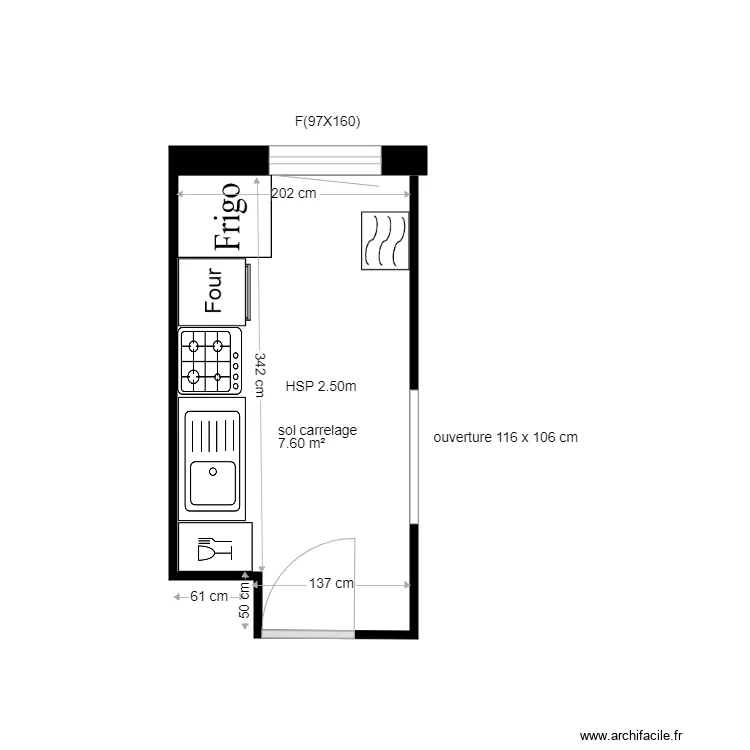 ETAT DES LIEUX DUJEU BAYLE. Plan de 