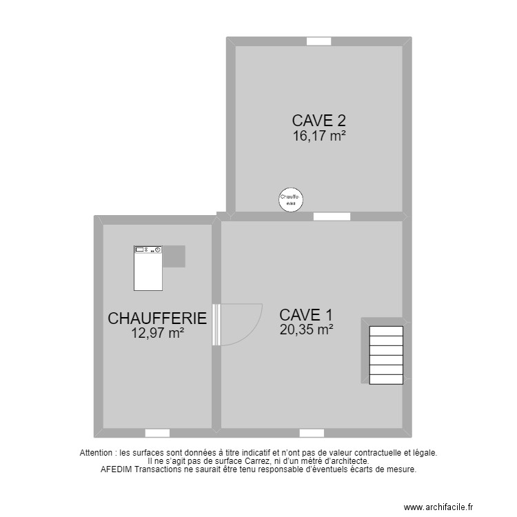 BI 16813 - . Plan de 18 pièces et 172 m2