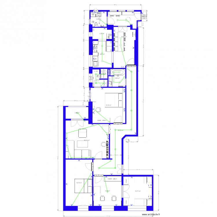 plan sao felix 7 elec. Plan de 0 pièce et 0 m2