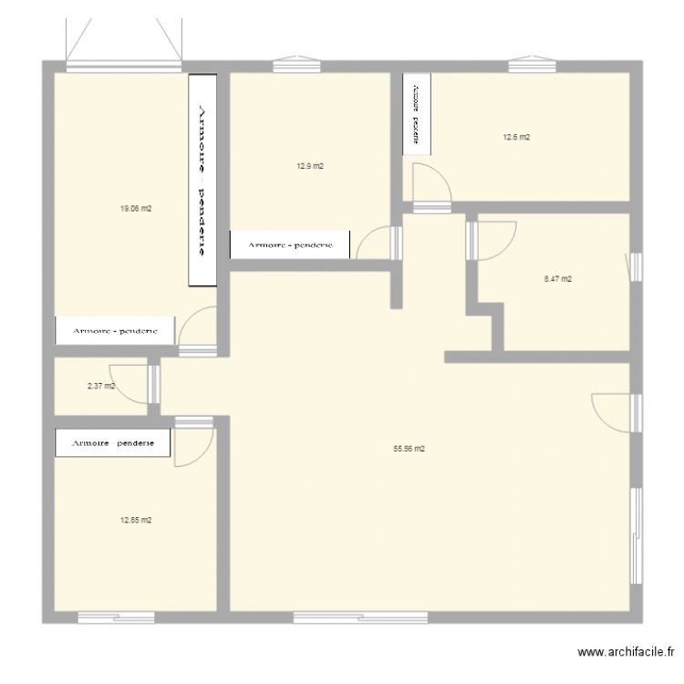 Maison David St Hippo. Plan de 0 pièce et 0 m2