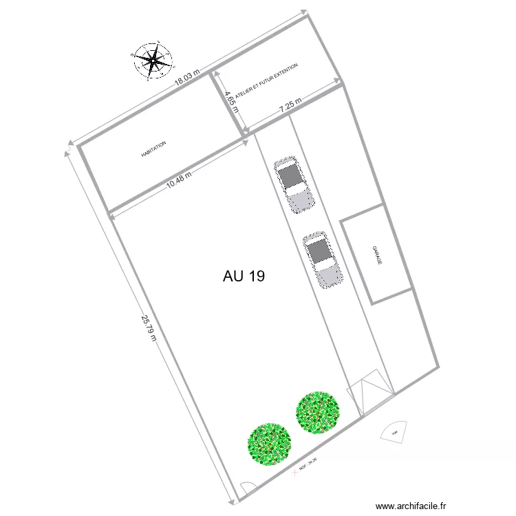 plan de masse. Plan de 