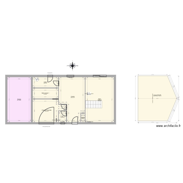 Ravoire. Plan de 0 pièce et 0 m2