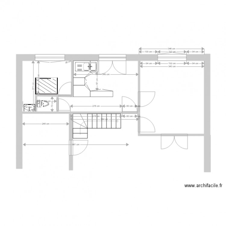 2 CATTAU. Plan de 0 pièce et 0 m2