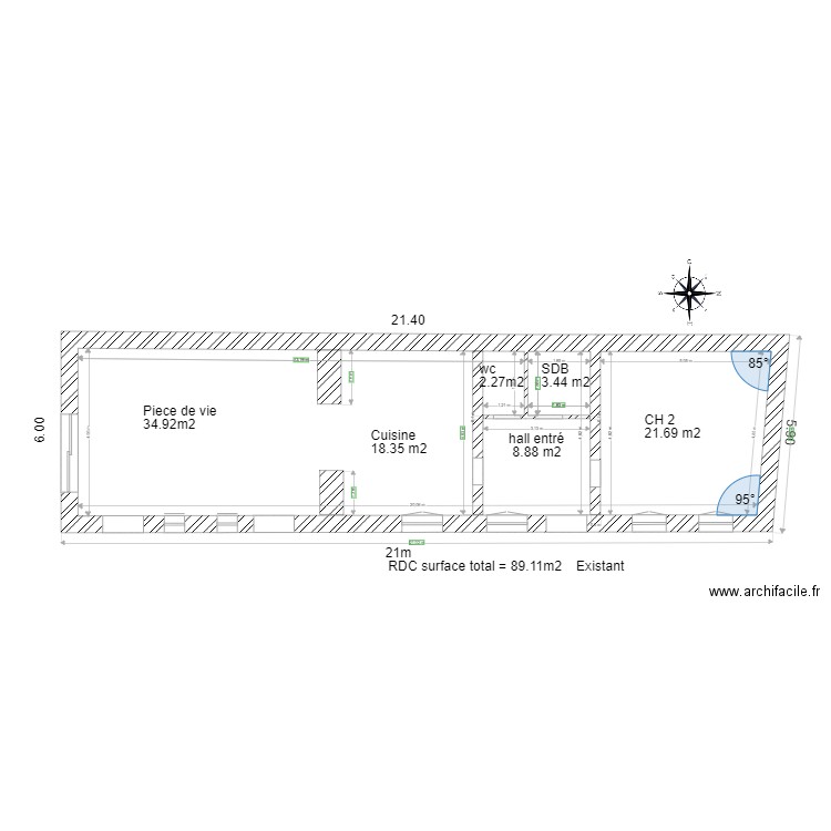 KB maison plan de masse. Plan de 0 pièce et 0 m2