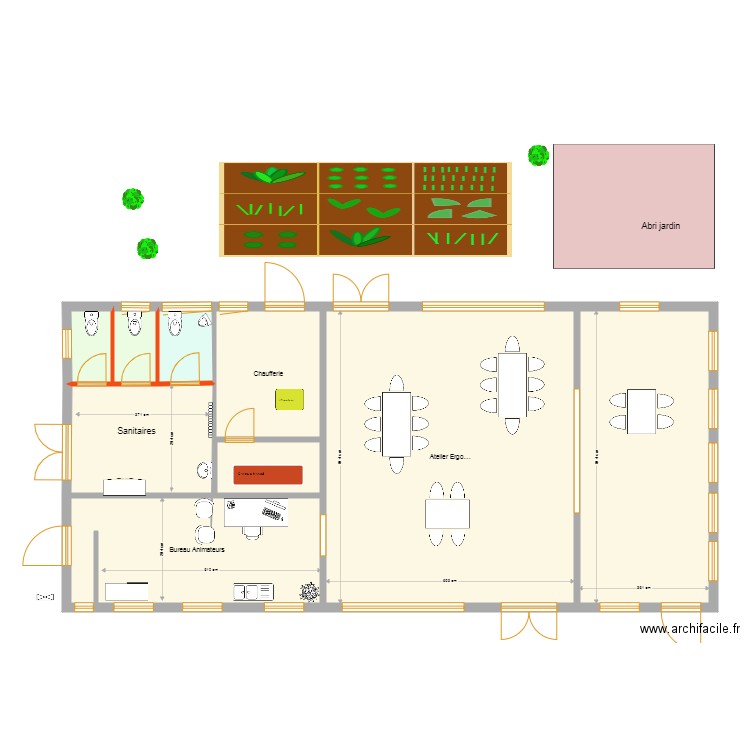 Espace vert . Plan de 0 pièce et 0 m2