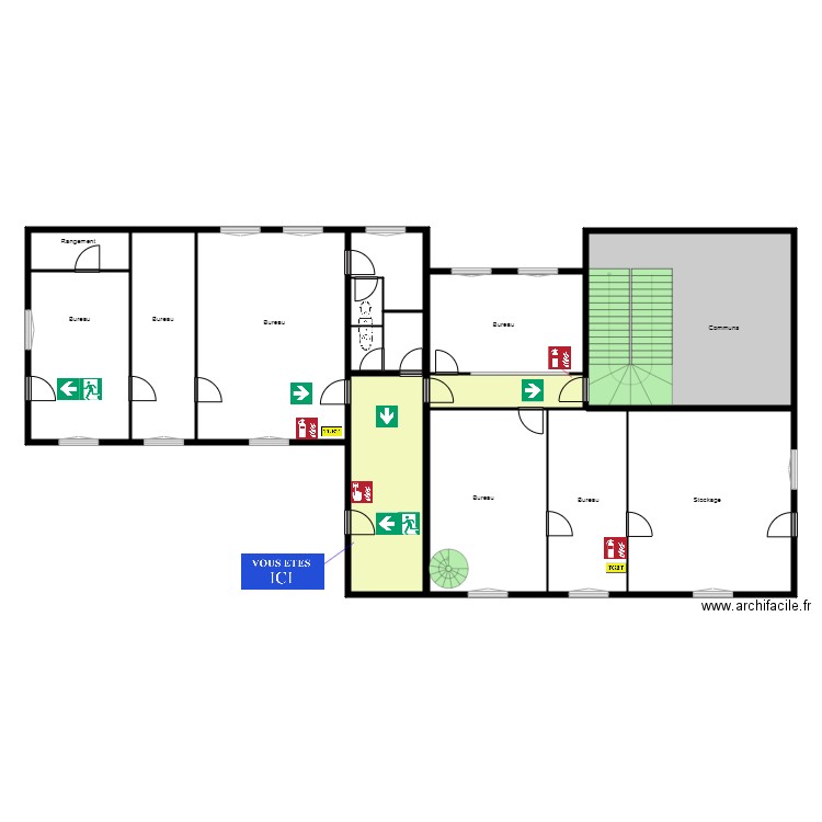 Bouzat plan intervention. Plan de 0 pièce et 0 m2