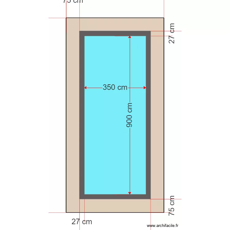 CLAVERAU PISICNE. Plan de 