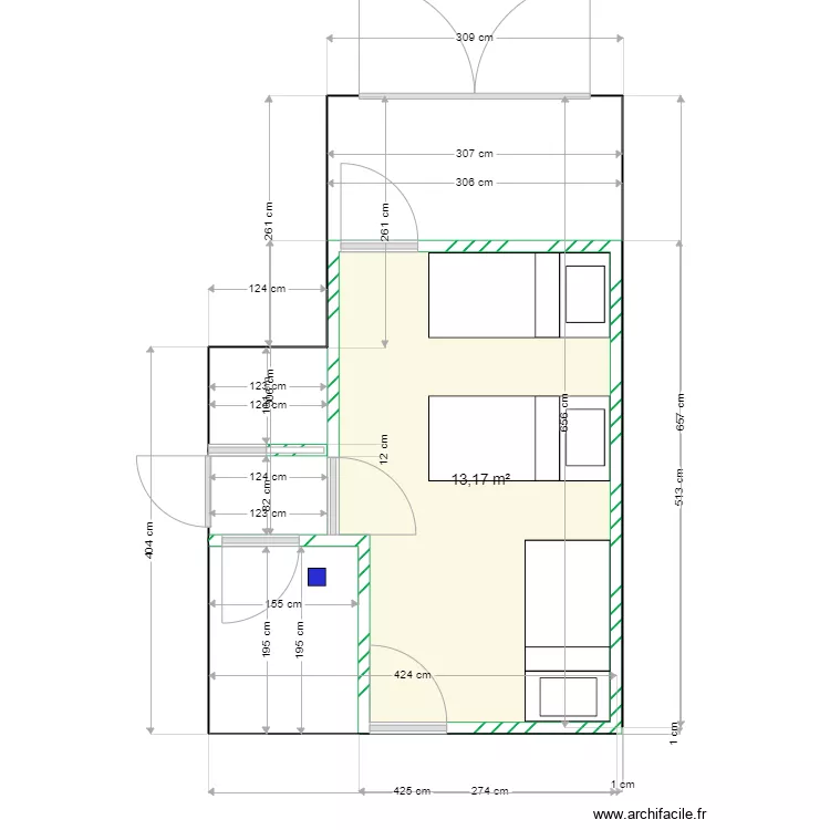 Garage Radenec 4. Plan de 