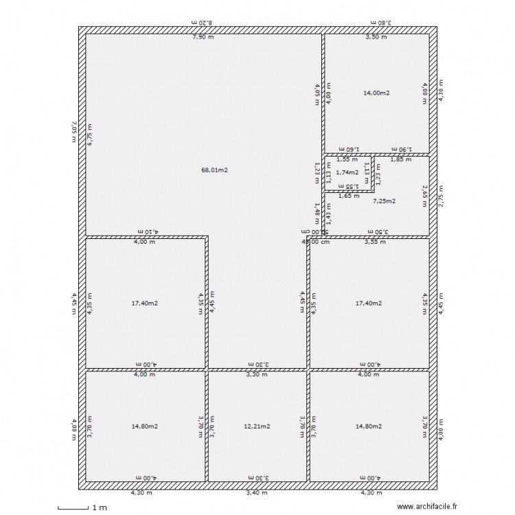 nv projet. Plan de 0 pièce et 0 m2