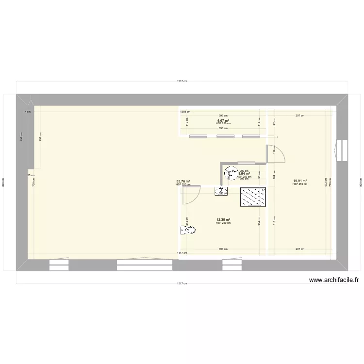 grenier. Plan de grenier. Plan de