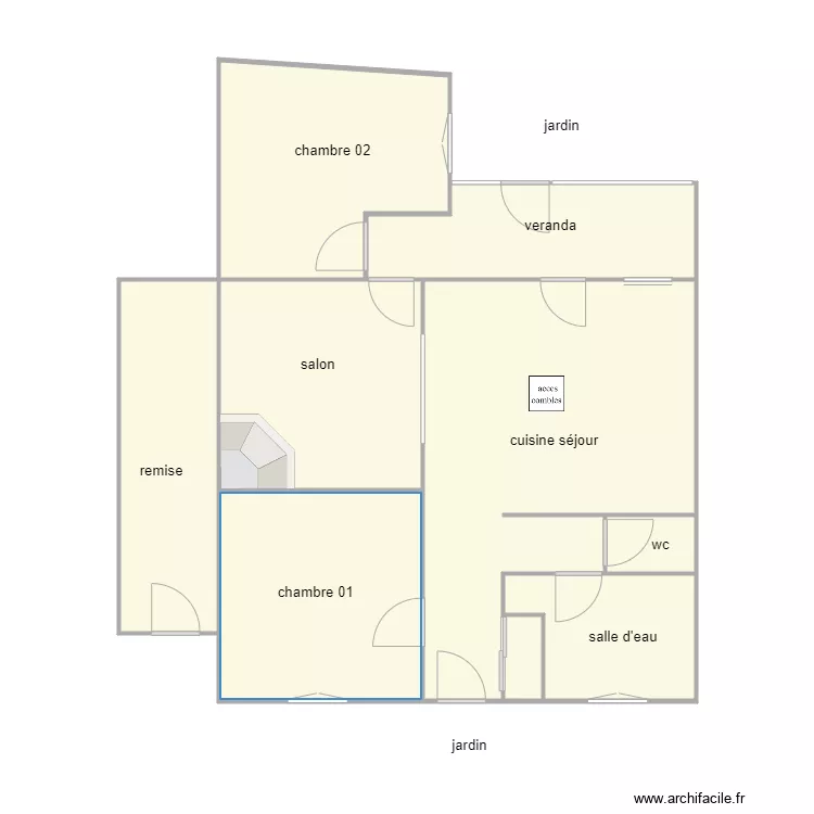 guesne 1058 am. Plan de 