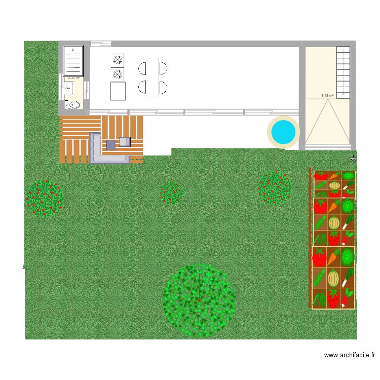 la rozelle. Plan de 0 pièce et 0 m2