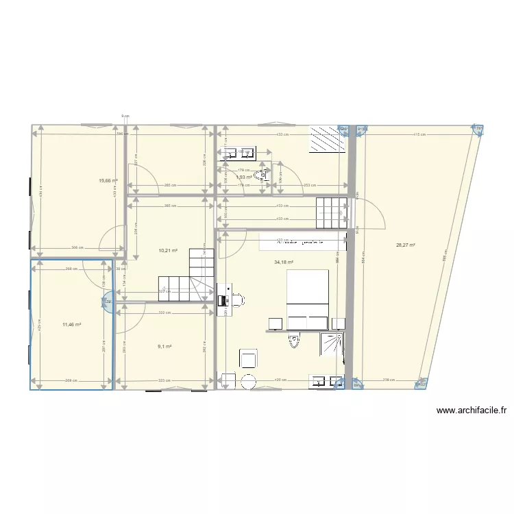1er étage St ARCONS 29 oct2021. Plan de 1er étage St ARCONS 29 oct2021. Plan de